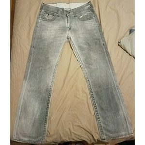 Grey True Religion Jeans